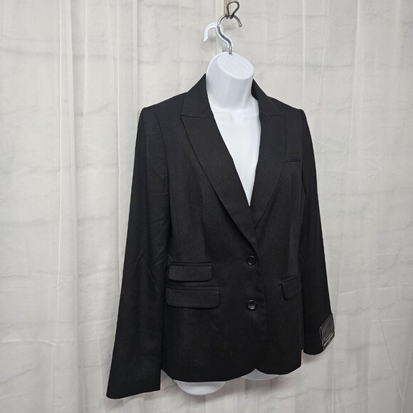 NWT Banana Republic Black Blazer Collegiate Academia Office Preppy 8 - Picture 4 of 15
